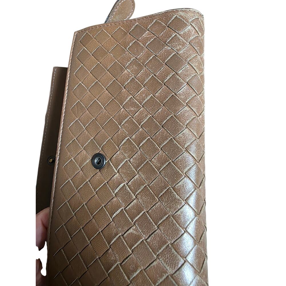 Bottega Veneta Intrecciato Woven Leather Long Wallet EUC - Picture 8 of 13
